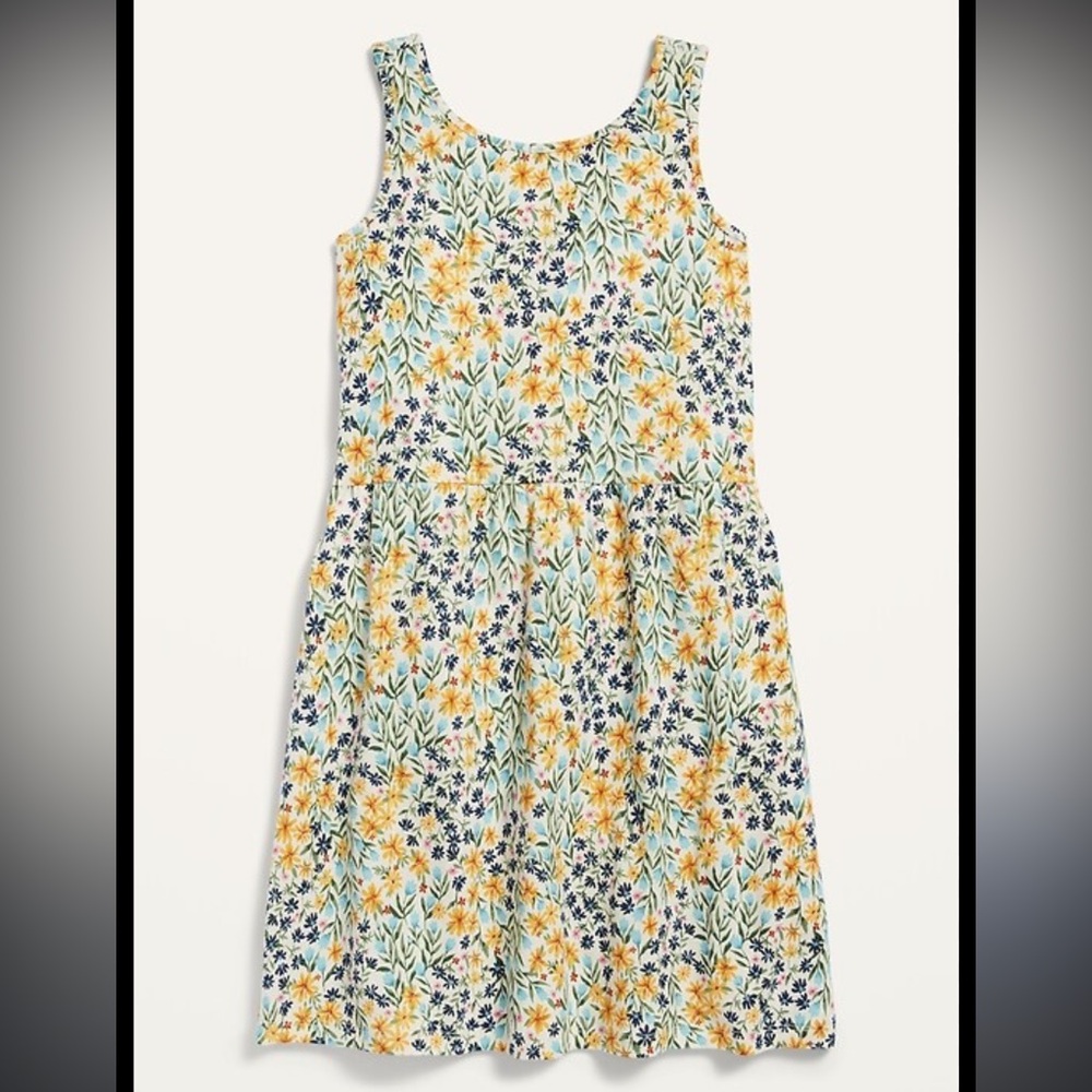 Old Navy Girls Midi Floral Summer Dress